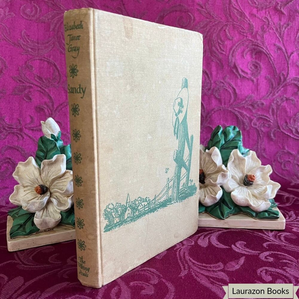 1945 Sandy by Elizabeth Janet Gray, Vintage Book, The Viking Press